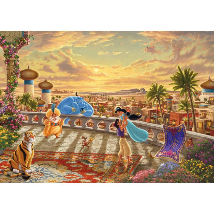 Puzzle  Schmidt-Spiele-58032 Disney - Jasmine - Danse dans le Désert au Coucher du Soleil