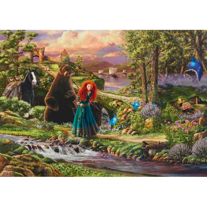 Puzzle  Schmidt-Spiele-58039 Disney - Rebelle - Mérida