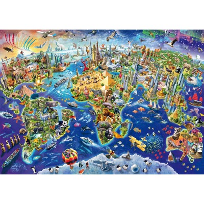 Puzzle Schmidt-Spiele-58288 Découvrez notre Monde