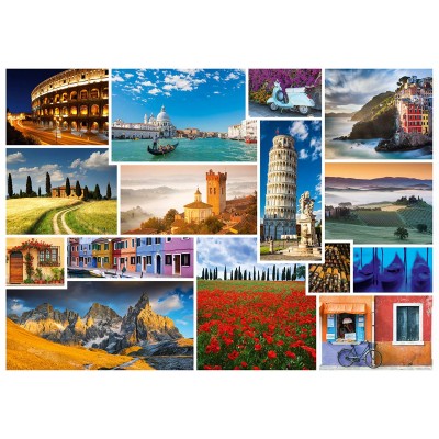 Puzzle Schmidt-Spiele-58339 Passez des vacances en ... Italie