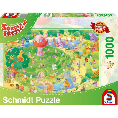 Puzzle Schmidt-Spiele-59370 Sorgenfresser, Le Labyrinthe