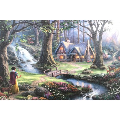 Puzzle Schmidt-Spiele-59485 Thomas Kinkade - Disney, Blanche Neige