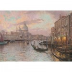 Puzzle  Schmidt-Spiele-59499 Thomas Kinkade - Dans les Rues de Venise