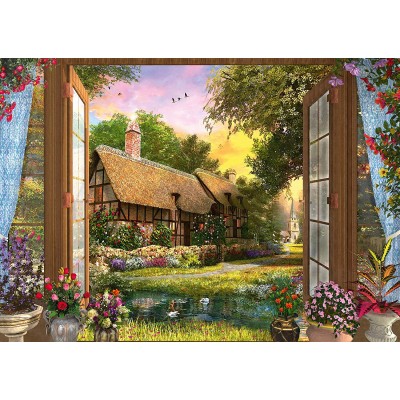 Puzzle Schmidt-Spiele-59591 Dominic Davison - Vue sur le Cottage