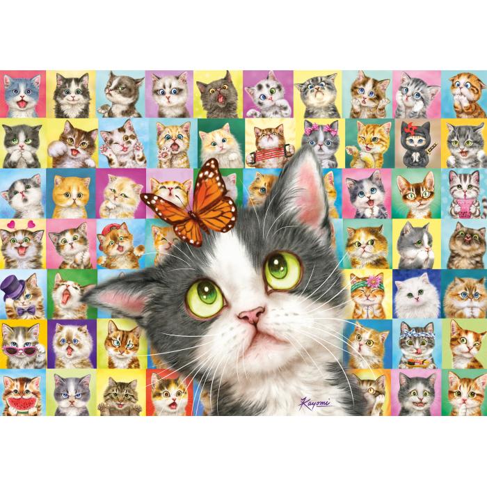 Puzzle  Schmidt-Spiele-59759 Mimique de Chat