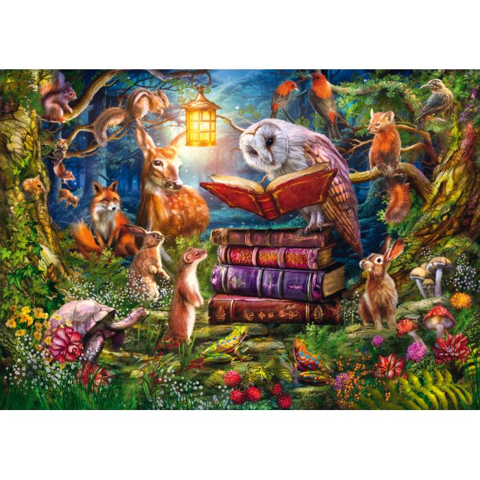 Puzzle  Schmidt-Spiele-59779 Contes Sylvestres du Soir