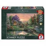 Puzzle  Schmidt-Spiele-59937 Thomas Kinkade - Retraite Chérie