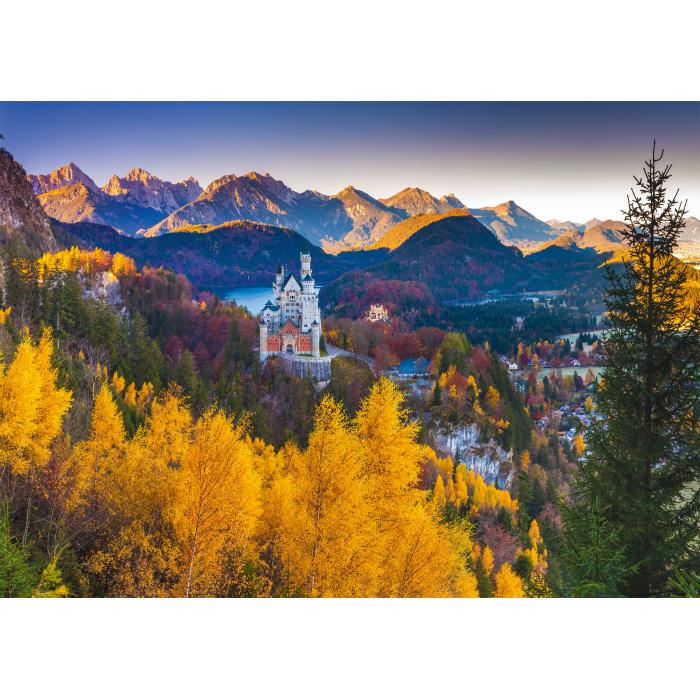 Puzzle   Neuschwanstein en Automne