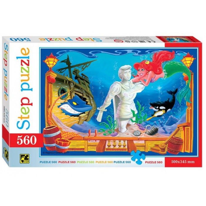 Puzzle  Step-Puzzle-78100 La Petite Sirène