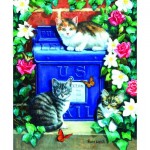 Puzzle  Sunsout-13801 Mail Box Kittens