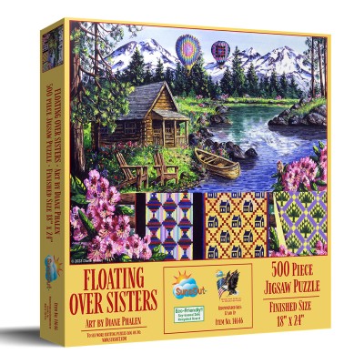 Puzzle Sunsout-14646 Pièces XXL - Flotter en Dessus des Three Sisters