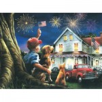 Puzzle  Sunsout-28794 Pièces XXL - Que Dieu bénisse les USA