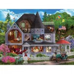 Puzzle  Sunsout-29714 Pièces XXL - Maison Victorienne