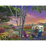 Puzzle  Sunsout-31416 Pièces XXL - Camping au Paradis