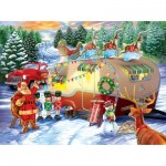 Puzzle  Sunsout-31709 Christmas Campers