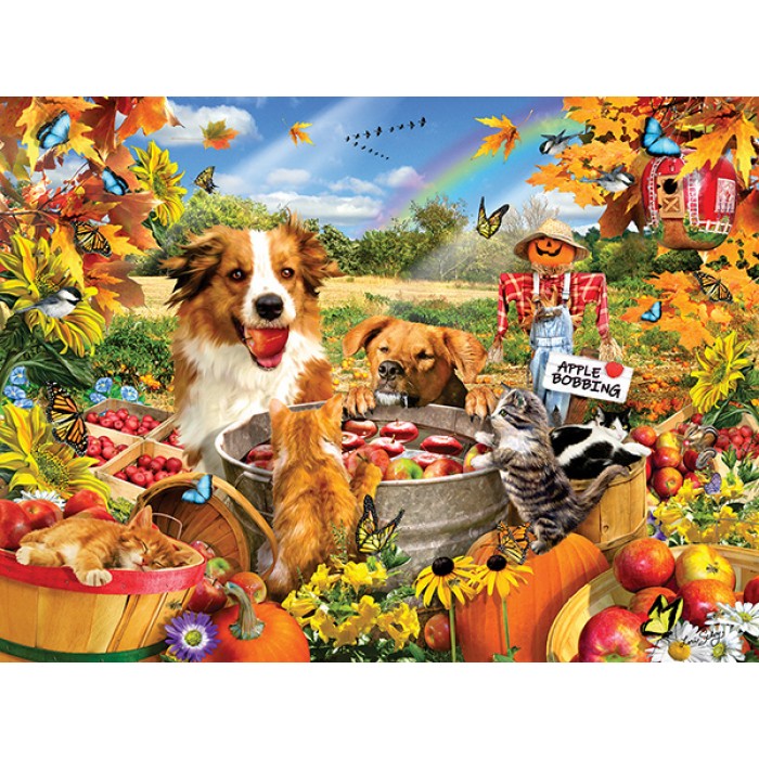 Puzzle  Sunsout-35106 Pièces XXL - Bobbing for Apples