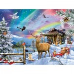 Puzzle  Sunsout-35221 Pièces XXL - Lori Schory- Hiver dans les Montagnes