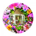 Puzzle  Sunsout-35254 Abri de Jardin en Fleur