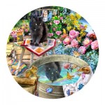 Puzzle  Sunsout-35256 Reflets de Chaton