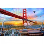 Puzzle  Sunsout-50069 Dominic Davison - Golden Gate Adventure