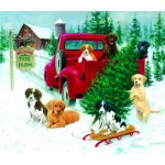 Puzzle  Sunsout-73419 Jim Killen - Christmas Tree Farm
