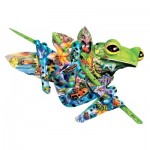 Puzzle  Sunsout-95780 Lori Schory - Paradise Frogs