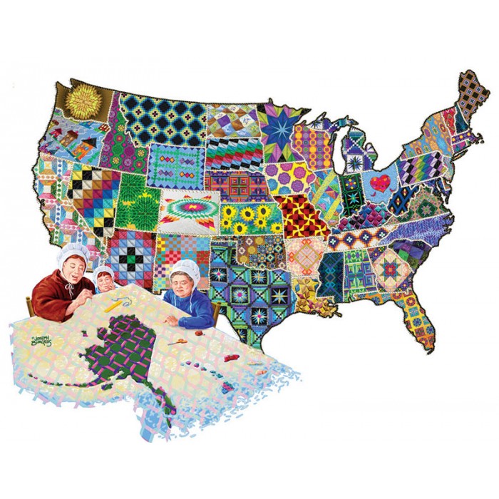 Puzzle  Sunsout-95992 Joseph Burgess - An American Quilt