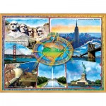 Puzzle   Adrian Chesterman - The 7 Manmade Wonders of the U.S.A.