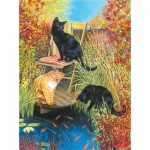 Puzzle   Chrissie Snelling - Cats and Koi