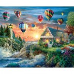Puzzle   Nicky Boehme - Balloons Over Sunset