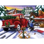 Puzzle   Pièces XXL - Bringing Home the Tree