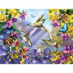 Puzzle   Pièces XXL - Butterflies & Hummingbirds