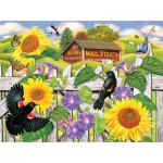 Puzzle   Rosalyn Solomon - Sunflowers and Blackbirds