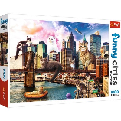 Puzzle Trefl-10595 Kittens in New York