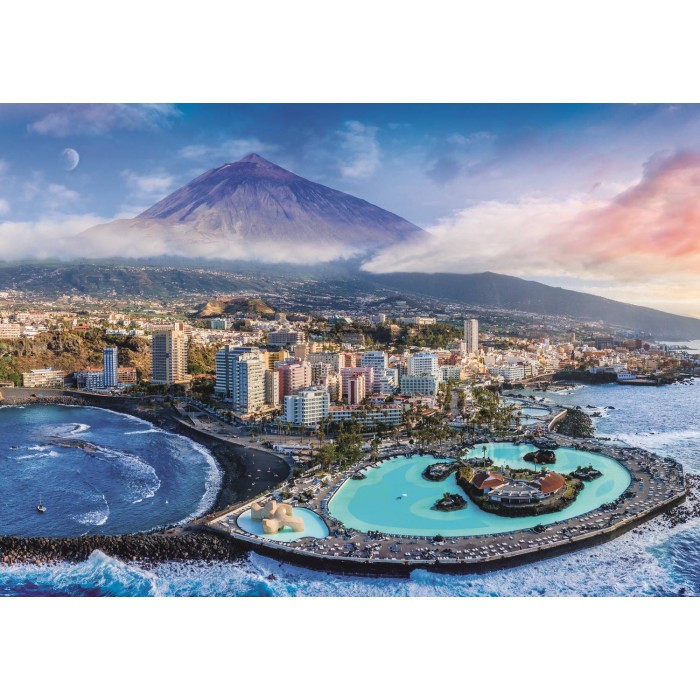 Puzzle  Trefl-10791 Vue De Tenerife. Espagne