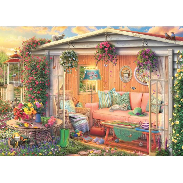 Puzzle  Trefl-10801 L'Heure du Thé : Mon Endroit Préféré