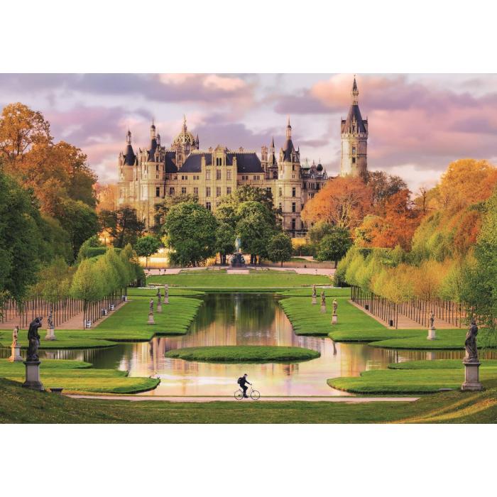 Puzzle  Trefl-10814 Odyssée Photographique : Château de Schwerin. Allemagne