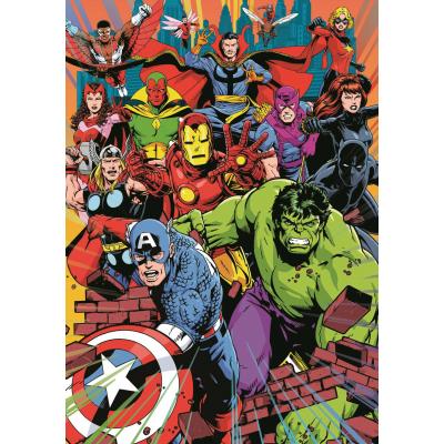 Puzzle Trefl-10881 Héros Marvel