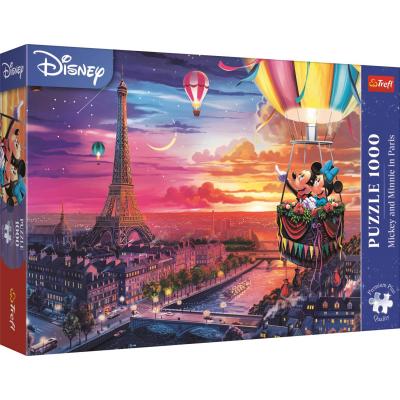 Puzzle Trefl-10917 Mickey et Minnie À Paris