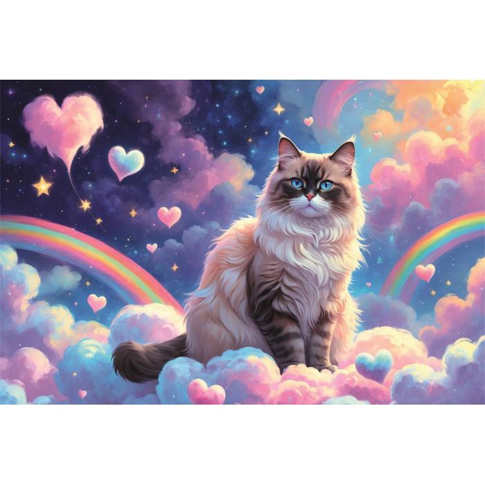 Puzzle  Trefl-13327 Chat Domestique