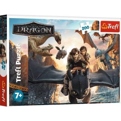 Puzzle Trefl-13348 Krokmou Et Ses Amis - Dragons