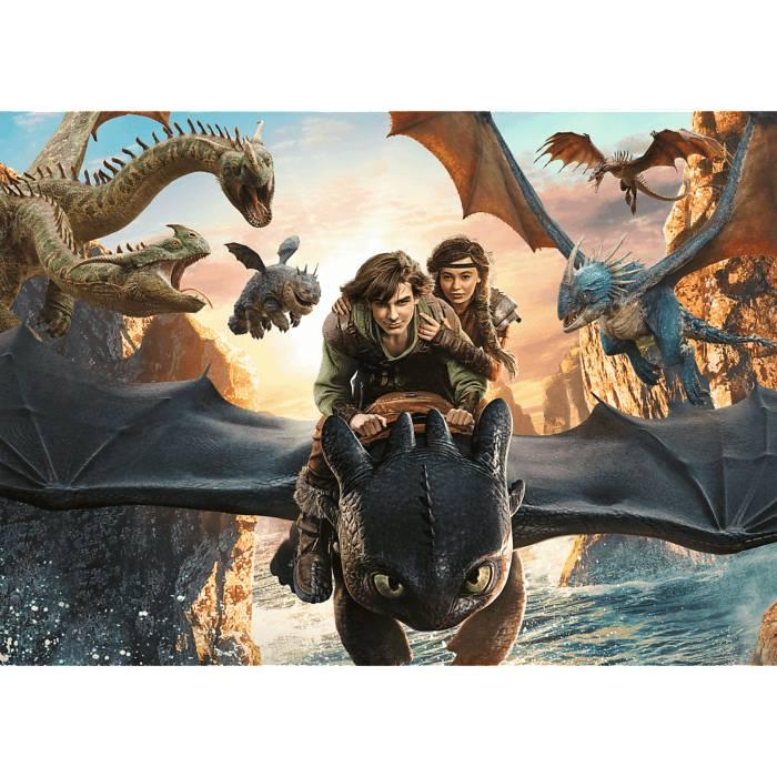 Puzzle  Trefl-13348 Krokmou Et Ses Amis - Dragons