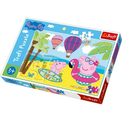 Puzzle Trefl-14293 Pièces XXL - Peppa Pig
