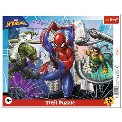 Trefl-31347 Puzzle Cadre - Spider-Man