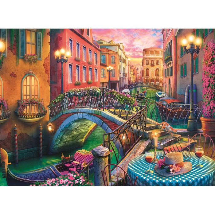 Puzzle  Trefl-33080 Une Soirée à Venise