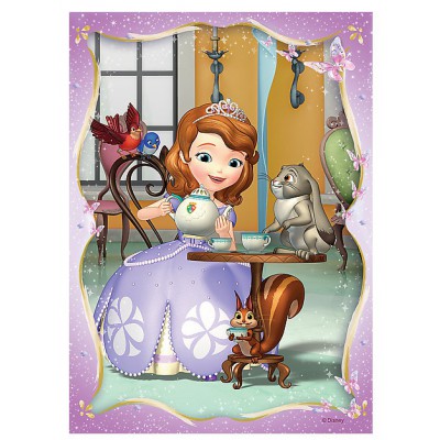 Trefl-34247 4 Puzzles - Disney Princesse Sofia