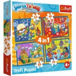  Trefl-34390 4 Puzzles - Super Things