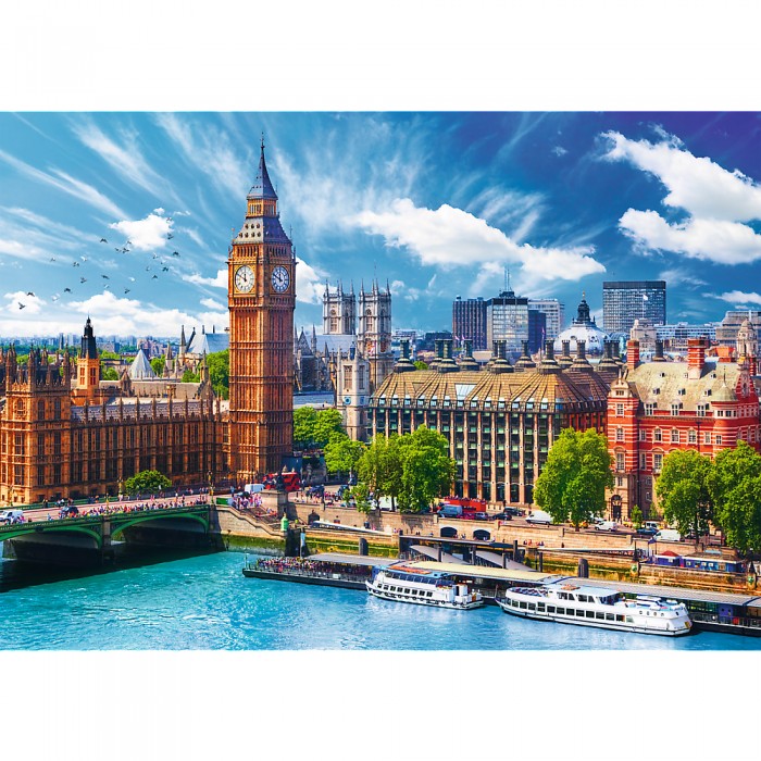 Puzzle  Trefl-37329 Sunny Day in London