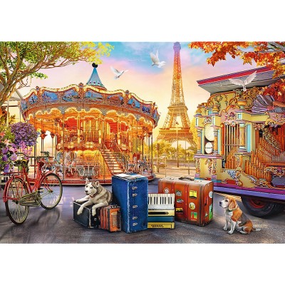 Puzzle Trefl-37426 Vacances à Paris