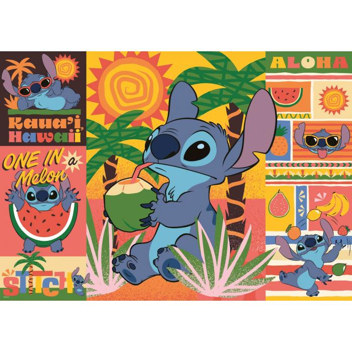Puzzle  Trefl-37483 Vacances avec Stitch